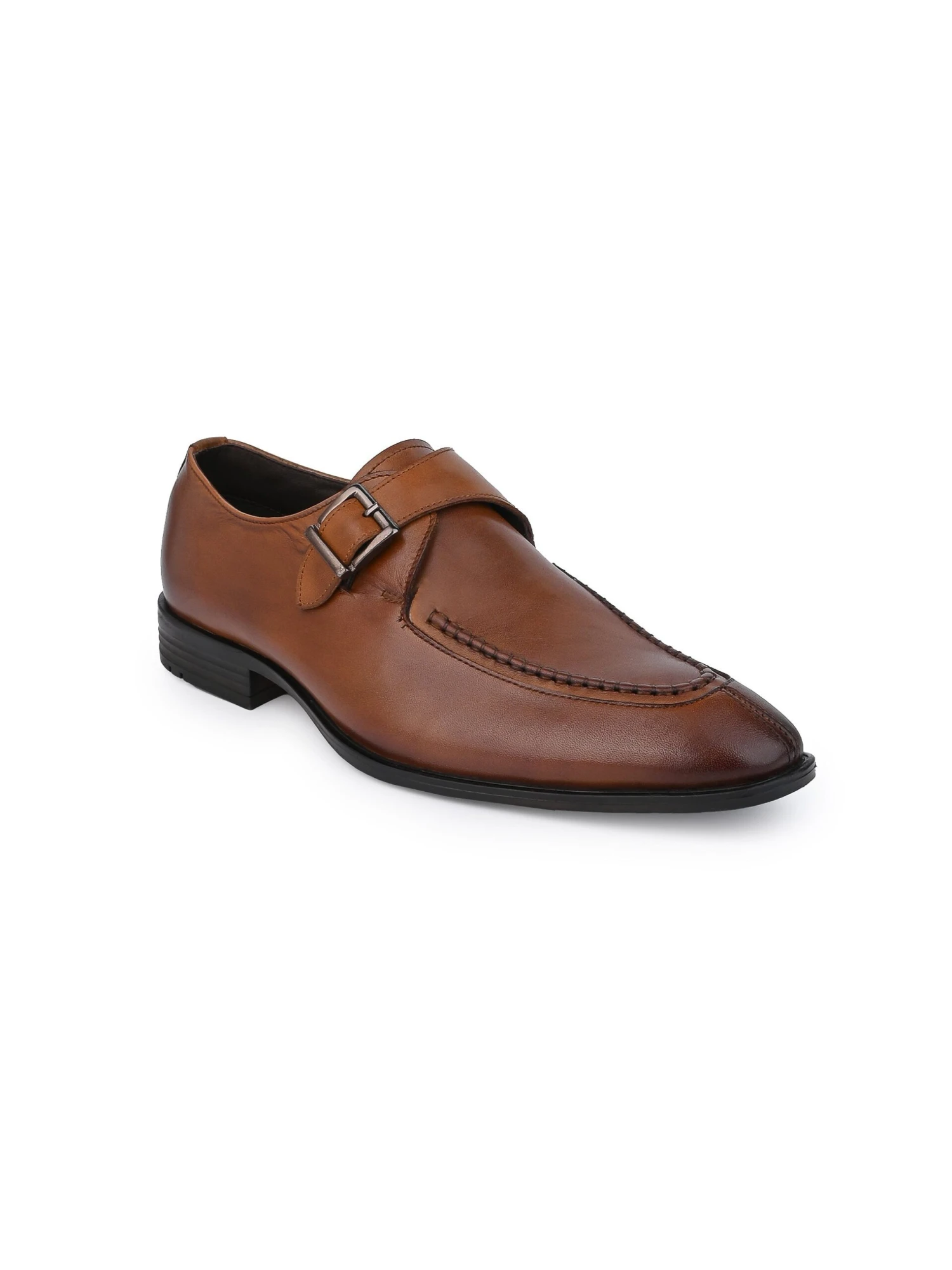 Alberto Torresi Genuine Leather Monk Shoes Dark Brown 2 Alberto Torresi Genuine Leather Monk Shoes Dark Brown - Image 2