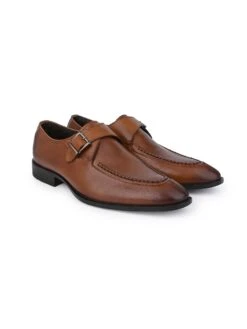 Alberto Torresi Genuine Leather Monk Shoes Dark Brown 12 Alberto Torresi Genuine Leather Monk Shoes Dark Brown -Urban Shoes Store 66924TAN 2
