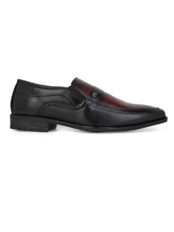 Alberto Torresi Genuine Leather Black-Bordo Slipon Formal Shoes 11 Alberto Torresi Genuine Leather Black-Bordo Slipon Formal Shoes -Urban Shoes Store 66925 BLACK BORDO 3