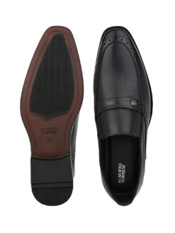 Alberto Torresi Black Formals Slip-Ons -Urban Shoes Store 66925 BLACK 6