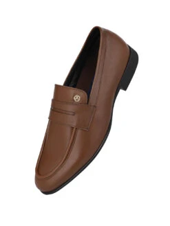 Alberto Torresi Genuine Leather Nancy Penny Loafers 10 Alberto Torresi Genuine Leather Nancy Penny Loafers -Urban Shoes Store 66931 BROWN 2