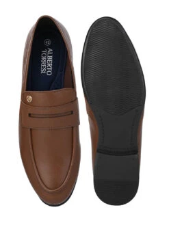 Alberto Torresi Genuine Leather Nancy Penny Loafers 14 Alberto Torresi Genuine Leather Nancy Penny Loafers -Urban Shoes Store 66931 BROWN 6