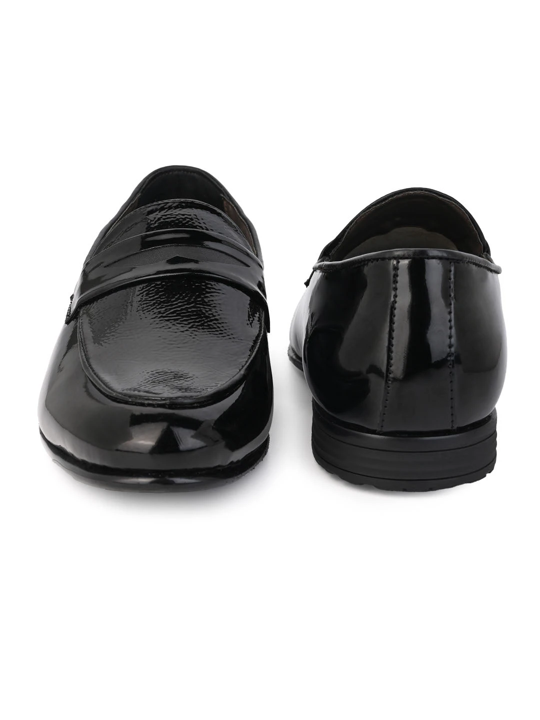 Alberto Torresi Nancy Penny Black Patent Saddle Loaffer 6 Alberto Torresi Nancy Penny Black Patent Saddle Loaffer - Image 6