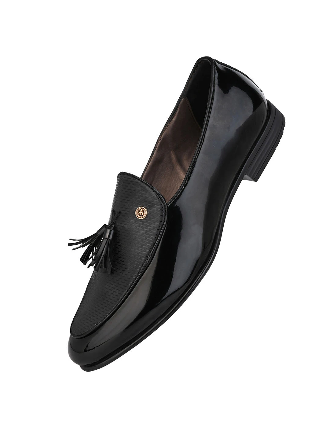 Alberto Torresi Nancy Penny Black Patent Tassel Loafer 5 Alberto Torresi Nancy Penny Black Patent Tassel Loafer - Image 5