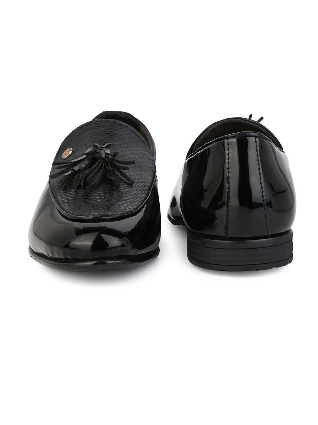 Alberto Torresi Nancy Penny Black Patent Tassel Loafer 6 Alberto Torresi Nancy Penny Black Patent Tassel Loafer - Image 6
