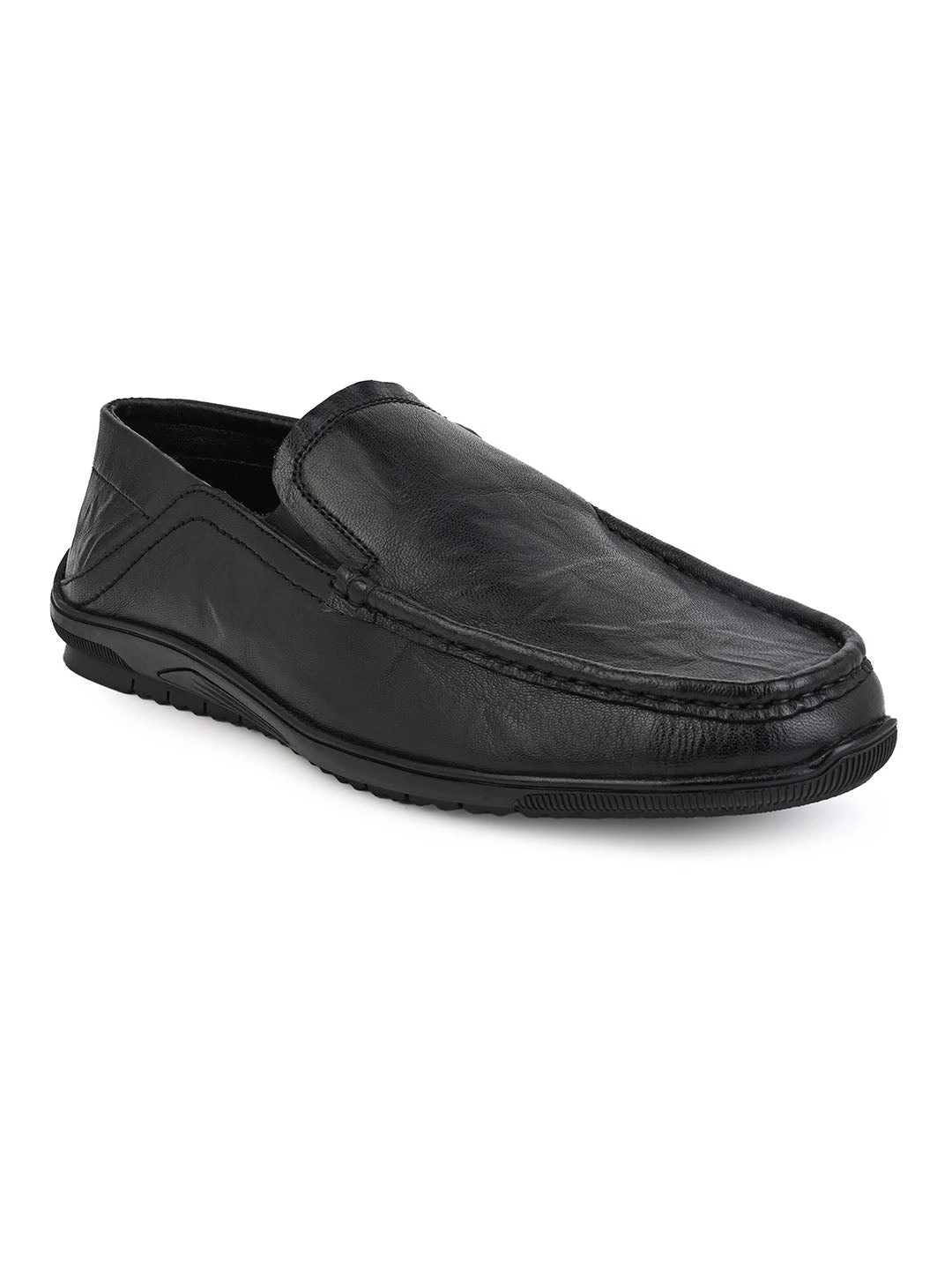 Alberto Torresi Black Leather Casual Loafers 1 Alberto Torresi Black Leather Casual Loafers