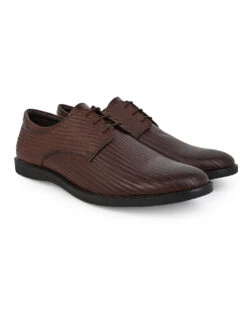 Alberto Torresi Textured Brown Leather Office/ Dress Formal Derby Shoes 15 Alberto Torresi Textured Brown Leather Office/ Dress Formal Derby Shoes -Urban Shoes Store 66950 BROWN 2 7c95b347 bf1c 4414 89b2 fb68b777acfd