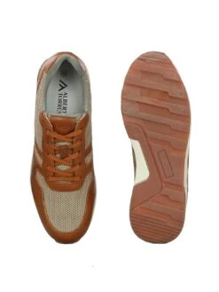 Alberto Torresi Genuine Leather 569 Tan Sneakers -Urban Shoes Store 73569 TAN 7