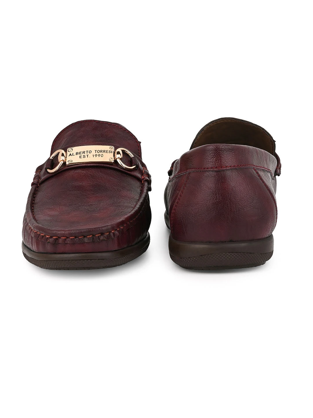 Alberto Torresi Twisty Series 531 Full Flex Rubber Sole Slip In Bordo Casual Loafers 6 Alberto Torresi Twisty Series 531 Full Flex Rubber Sole Slip In Bordo Casual Loafers - Image 6