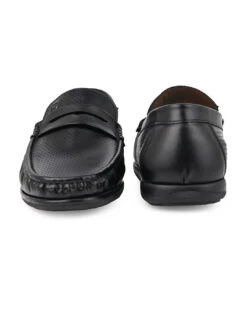 Alberto Torresi Black Faux Leather Loafers For Men -Urban Shoes Store 88533 BLACK 6 215378a8 2262 4c72 996b 084995bfadef