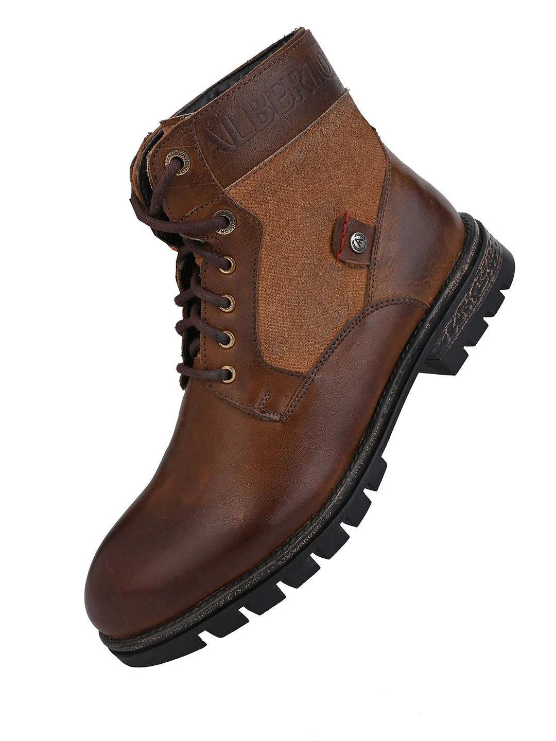 Alberto Torresi Headon Series Devl550 Suede Distress & Pure Grain Brown Leather Ankle Boots 2 Alberto Torresi Headon Series Devl550 Suede Distress & Pure Grain Brown Leather Ankle Boots - Image 2