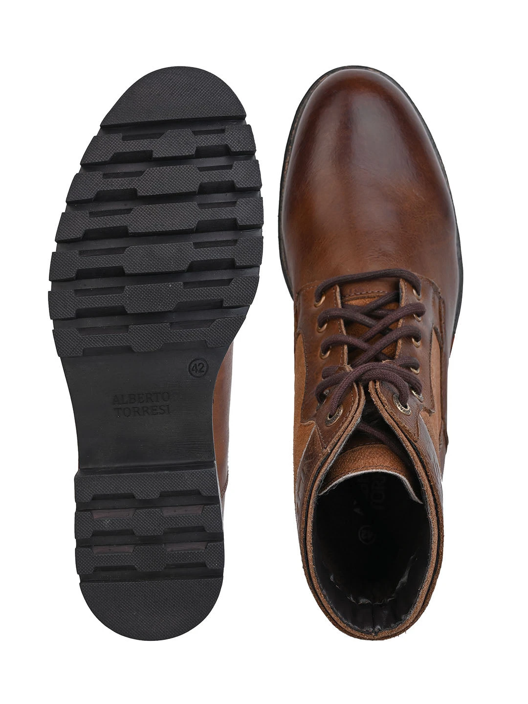 Alberto Torresi Headon Series Devl550 Suede Distress & Pure Grain Brown Leather Ankle Boots 7 Alberto Torresi Headon Series Devl550 Suede Distress & Pure Grain Brown Leather Ankle Boots - Image 7