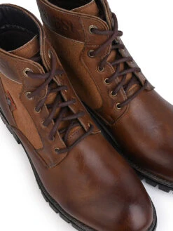 Alberto Torresi Headon Series Devl550 Suede Distress & Pure Grain Brown Leather Ankle Boots 15 Alberto Torresi Headon Series Devl550 Suede Distress & Pure Grain Brown Leather Ankle Boots -Urban Shoes Store 88550 BROWN 5