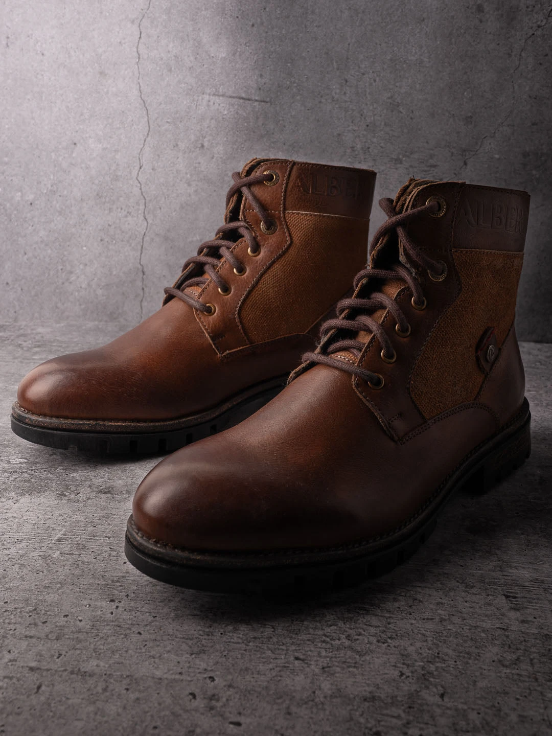 Alberto Torresi Headon Series Devl550 Suede Distress & Pure Grain Brown Leather Ankle Boots 4 Alberto Torresi Headon Series Devl550 Suede Distress & Pure Grain Brown Leather Ankle Boots - Image 4