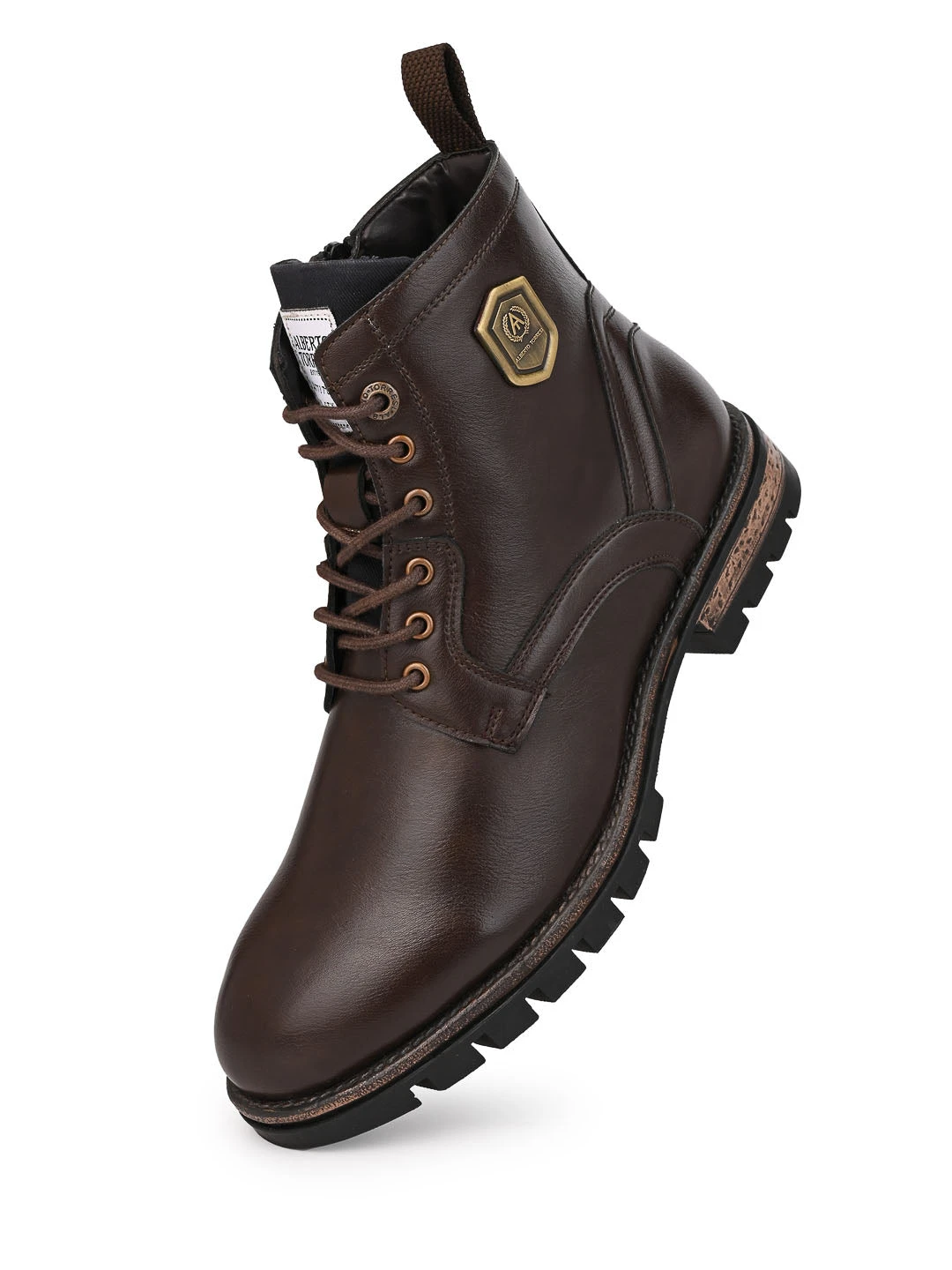 Alberto Torresi Devl 552 Robust Shiny And Masculine Boot With Zipper On Inside For Easy Of Wear 2 Alberto Torresi Devl 552 Robust Shiny And Masculine Boot With Zipper On Inside For Easy Of Wear - Image 2