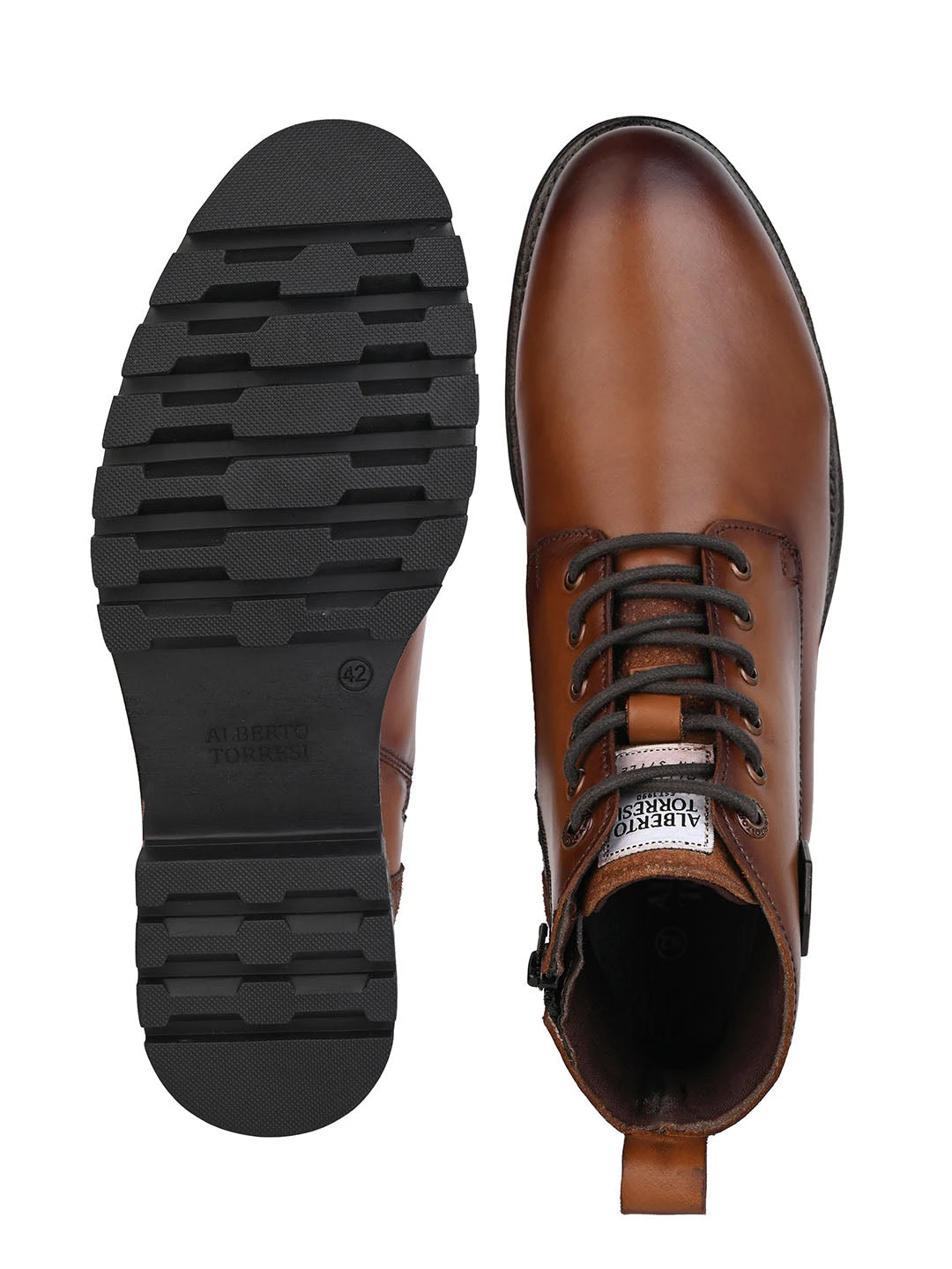 Alberto Torresi Headon Series Devl553 Pure Grain Leather Ankle Chukkas For Men 7 Alberto Torresi Headon Series Devl553 Pure Grain Leather Ankle Chukkas For Men - Image 7