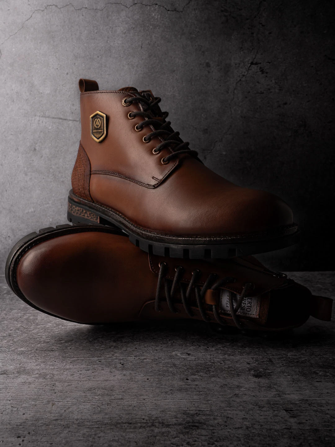 Alberto Torresi Headon Series Devl553 Pure Grain Leather Ankle Chukkas For Men 3 Alberto Torresi Headon Series Devl553 Pure Grain Leather Ankle Chukkas For Men - Image 3