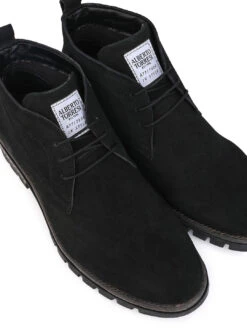 Alberto Torresi Headon Series Devl559 Genuine Suede High Tops For Men -Urban Shoes Store 88559 BLACK 5