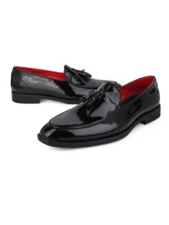 Alberto Torresi Black Patent Tassel Loaffer -Urban Shoes Store 88589BLACK 5 b9e33e94 2b89 480d b905 cad8fb166b5d