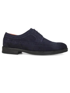 Alberto Torresi Blue Suede Brogues -Urban Shoes Store 88596 BLUE 3