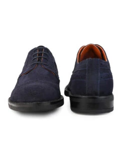 Alberto Torresi Blue Suede Brogues -Urban Shoes Store 88596 BLUE 4