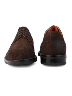 Alberto Torresi Brown Suede Brogues -Urban Shoes Store 88596 Brown N 4