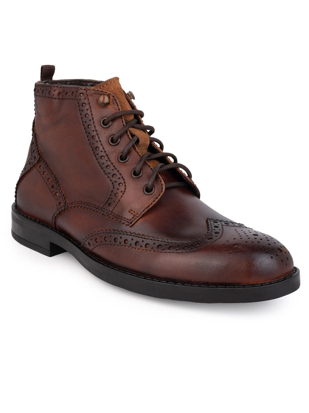 Alberto Torresi G.Leather Lloyd Series 599 Brown Brogues Boot 2 Alberto Torresi G.Leather Lloyd Series 599 Brown Brogues Boot - Image 2