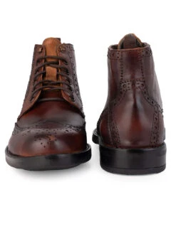 Alberto Torresi G.Leather Lloyd Series 599 Brown Brogues Boot 13 Alberto Torresi G.Leather Lloyd Series 599 Brown Brogues Boot -Urban Shoes Store 88599 BROWN 5