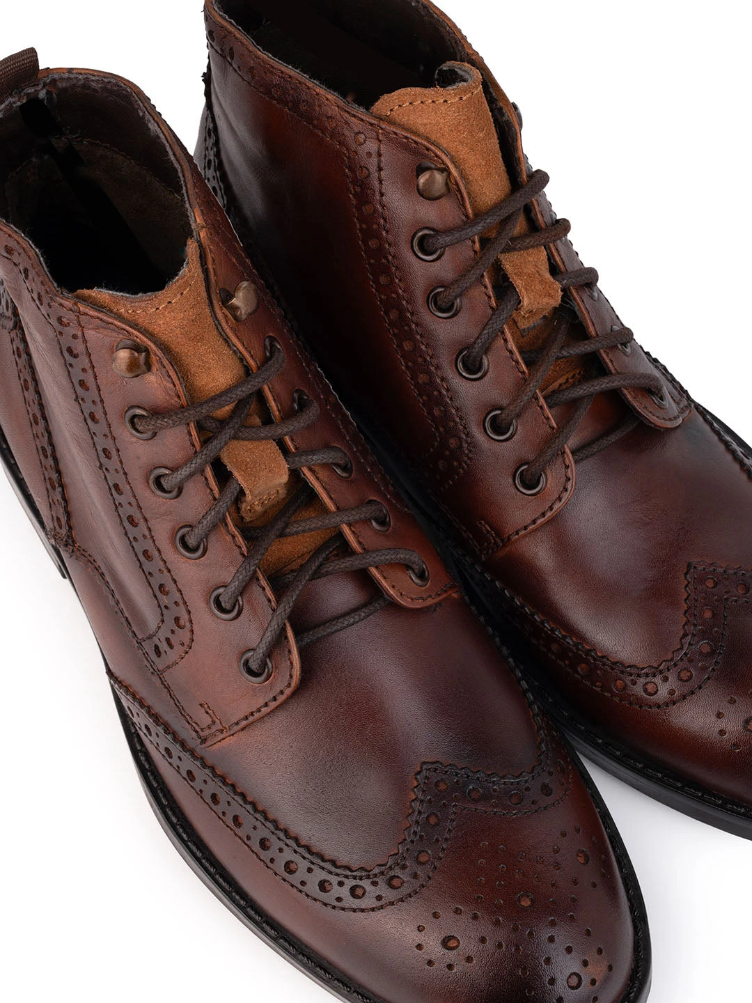Alberto Torresi G.Leather Lloyd Series 599 Brown Brogues Boot 8 Alberto Torresi G.Leather Lloyd Series 599 Brown Brogues Boot - Image 8