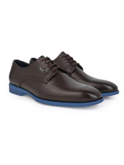 Alberto Torresi Hungary Series 607 Branded Sole Brown Formal Shoes -Urban Shoes Store 88607 BROWN BLUE 2 eb8604fe 149d 4999 838f 6eac9b39639d