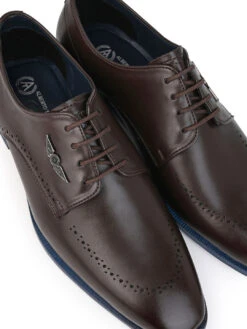 Alberto Torresi Hungary Series 607 Branded Sole Brown Formal Shoes -Urban Shoes Store 88607 BROWN BLUE 7 6ea0d515 8b2f 4fa5 8037 c1c764283d76