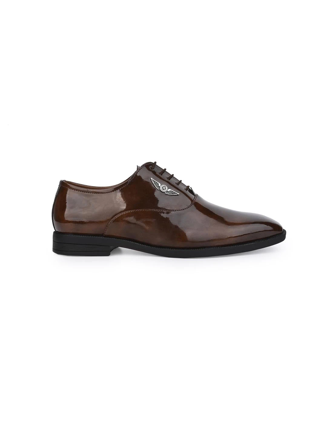 Alberto Torresi Tan Patent Lace Up Formal Shoes 2 Alberto Torresi Tan Patent Lace Up Formal Shoes - Image 2