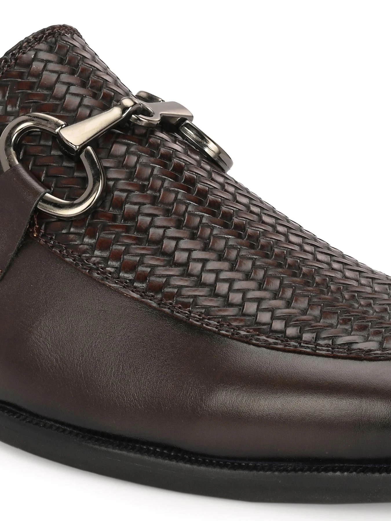 Premium Branded Horsebit Formal Synthetic Loafer With Tpr Sole And Heel Support 9 Premium Branded Horsebit Formal Synthetic Loafer With Tpr Sole And Heel Support - Image 9