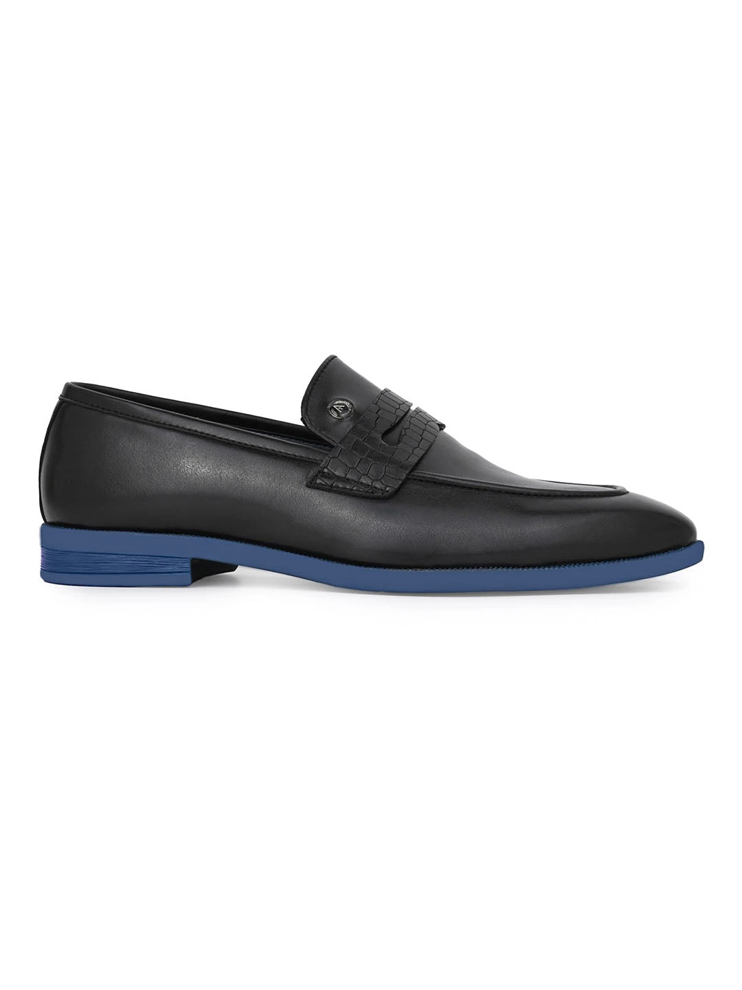 Alberto Torresi Hungary Series 610 Branded Sole Saddle Black Loafers 4 Alberto Torresi Hungary Series 610 Branded Sole Saddle Black Loafers - Image 4