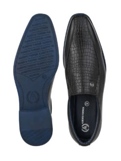 Alberto Torresi Hungary Series 611 Branded Sole Black Formal Shoes 14 Alberto Torresi Hungary Series 611 Branded Sole Black Formal Shoes -Urban Shoes Store 88611 BLACK BLUE 6
