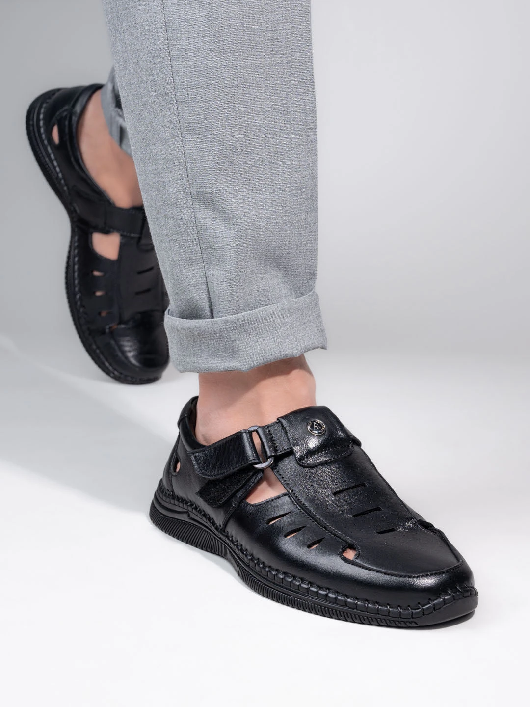 Alberto Torresi Leather Sandal 1 Alberto Torresi Leather Sandal