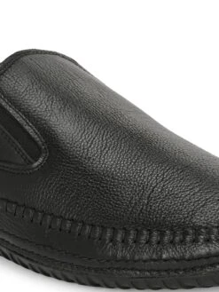 Alberto Torresi Genuine Leather Flexible Shoe WithPU Footbed 14 Alberto Torresi Genuine Leather Flexible Shoe WithPU Footbed -Urban Shoes Store 88614BLACK 1