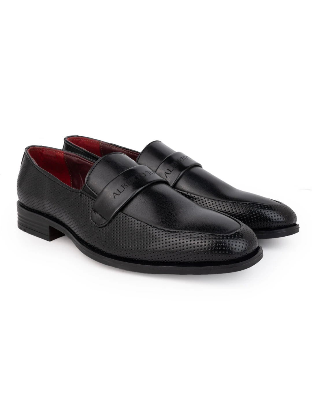 Alberto Torresi Fox Leather Black Slip On Formal Shoes 6 Alberto Torresi Fox Leather Black Slip On Formal Shoes - Image 6