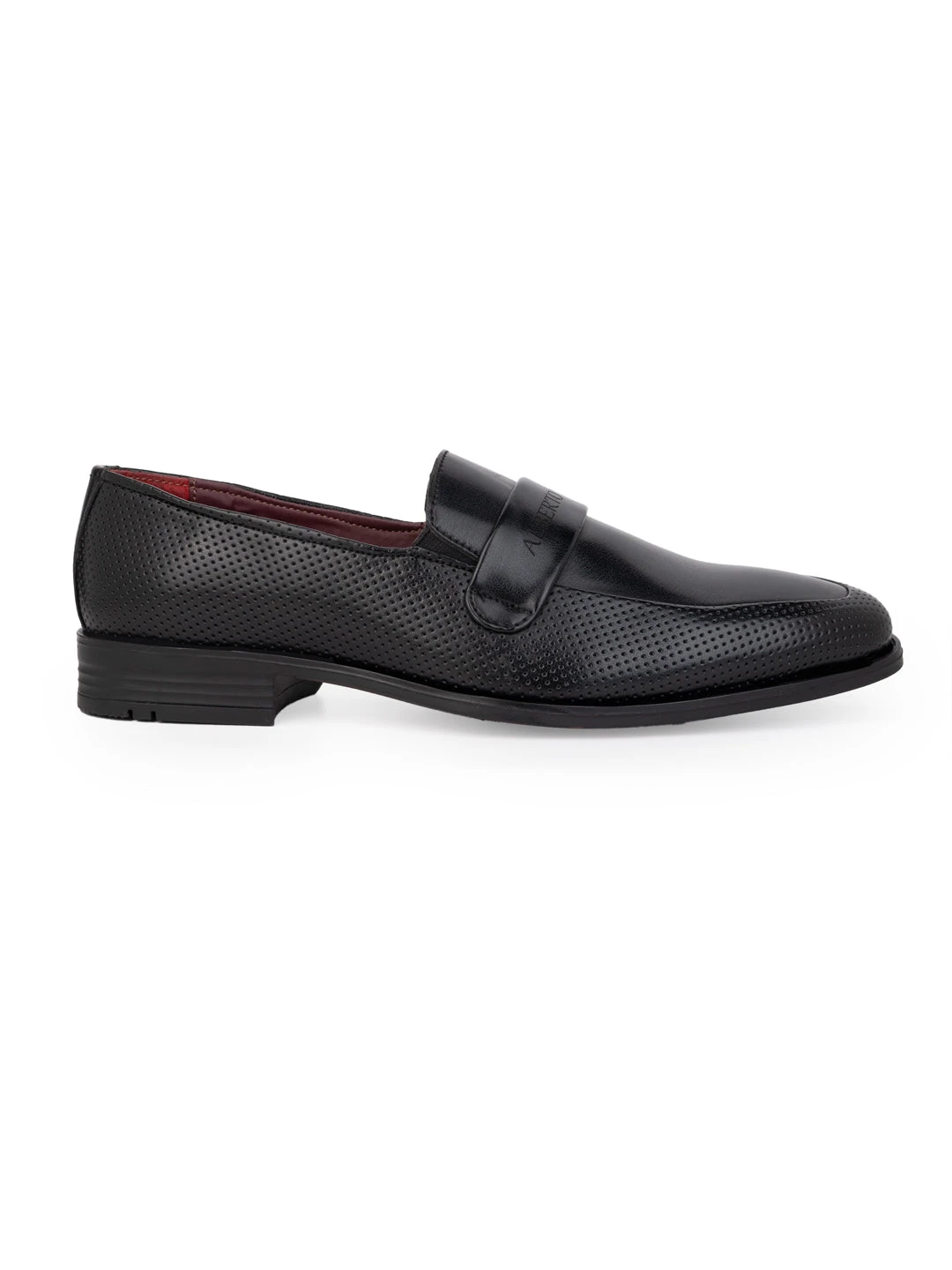 Alberto Torresi Fox Leather Black Slip On Formal Shoes 3 Alberto Torresi Fox Leather Black Slip On Formal Shoes - Image 3