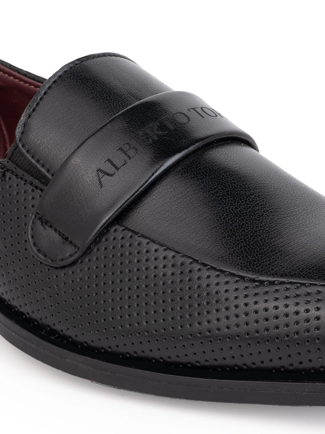 Alberto Torresi Fox Leather Black Slip On Formal Shoes 5 Alberto Torresi Fox Leather Black Slip On Formal Shoes - Image 5
