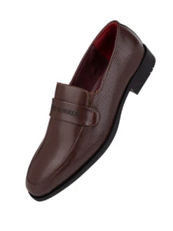 Alberto Torresi Fox Leather Brown Slip On Formal Shoes -Urban Shoes Store 88622BROWN 4 7e882c41 4aa7 4096 b00d dba237afd5f8