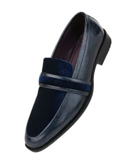 Alberto Torresi Wedding Patent Blue Crinkle Suede Shoes 11 Alberto Torresi Wedding Patent Blue Crinkle Suede Shoes -Urban Shoes Store 88624 CRINKLE BLUE 4