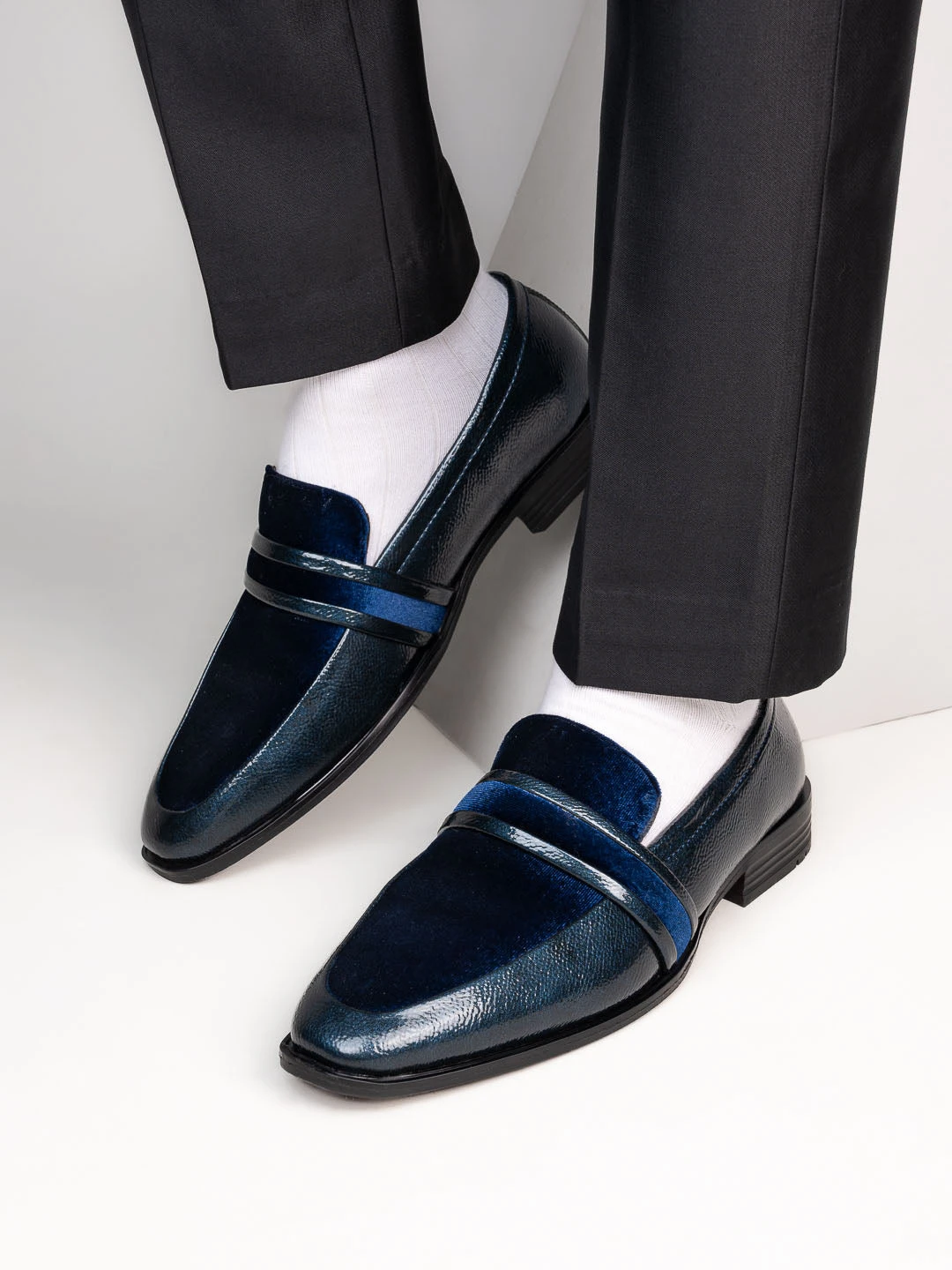 Alberto Torresi Wedding Patent Blue Crinkle Suede Shoes 1 Alberto Torresi Wedding Patent Blue Crinkle Suede Shoes