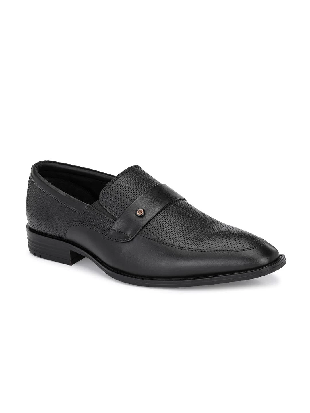 Alberto Torresi Genuine Leather Black Slipon Formal Shoes For Men 2 Alberto Torresi Genuine Leather Black Slipon Formal Shoes For Men - Image 2