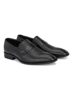 Alberto Torresi Genuine Leather Black Slipon Formal Shoes For Men 15 Alberto Torresi Genuine Leather Black Slipon Formal Shoes For Men -Urban Shoes Store 88662 BLACK 4
