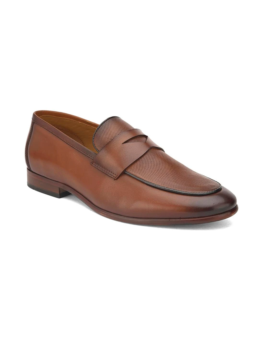 Alberto Torresi Genuine Leather Brown Loafers For Men 1 Alberto Torresi Genuine Leather Brown Loafers For Men