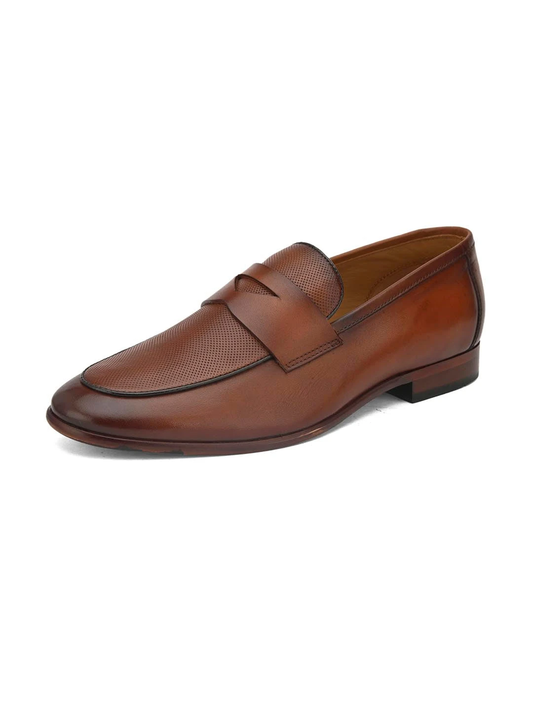Alberto Torresi Genuine Leather Brown Loafers For Men 5 Alberto Torresi Genuine Leather Brown Loafers For Men - Image 5