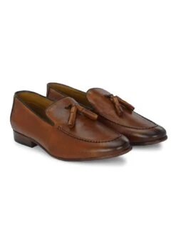 Alberto Torresi Genuine Leather 683 Tan Tassel Loafers For Men 11 Alberto Torresi Genuine Leather 683 Tan Tassel Loafers For Men -Urban Shoes Store 88683 TAN 4