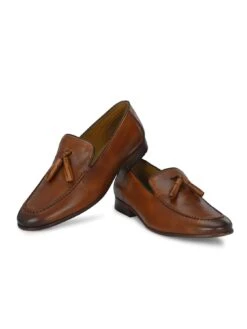 Alberto Torresi Genuine Leather 683 Tan Tassel Loafers For Men 12 Alberto Torresi Genuine Leather 683 Tan Tassel Loafers For Men -Urban Shoes Store 88683 TAN 5