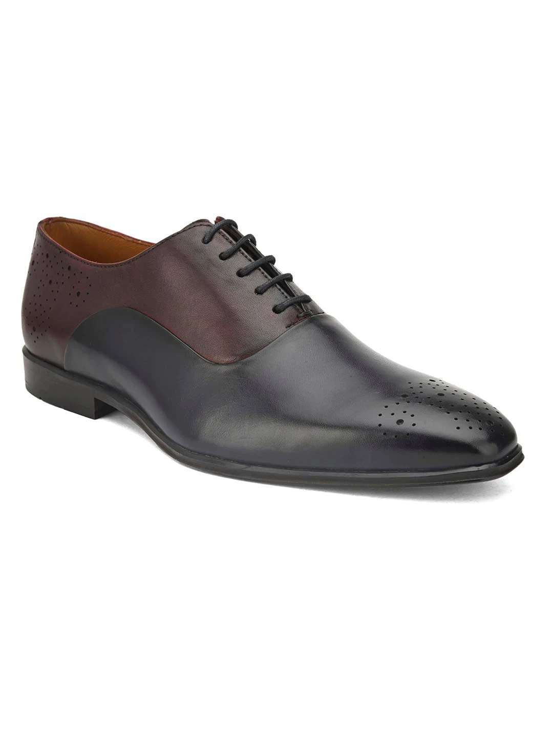 Alberto Torresi Genuine Leather Blue Bordo Office/ Dress Formal Lace Ups Shoes 1 Alberto Torresi Genuine Leather Blue Bordo Office/ Dress Formal Lace Ups Shoes